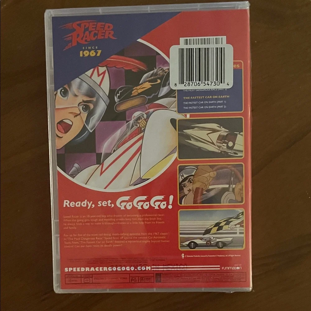 Speed Racer Races DVD - Red Cover